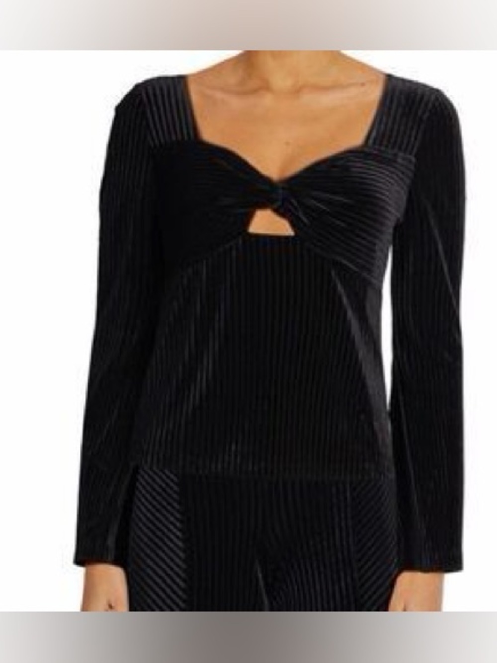 Wildfox velvet longsleeve top